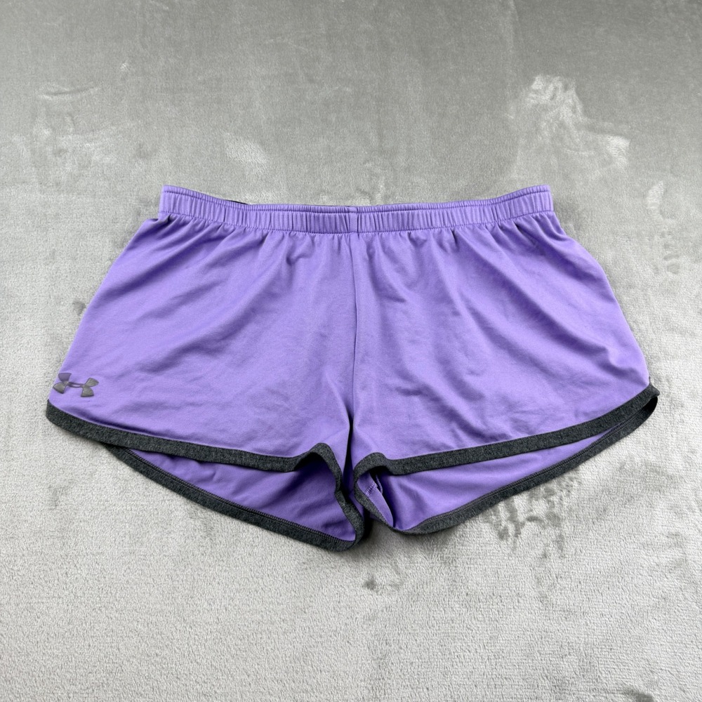 Under Armour Women's M Medium‎ Purple Play Up Athletic Training Gym Shorts